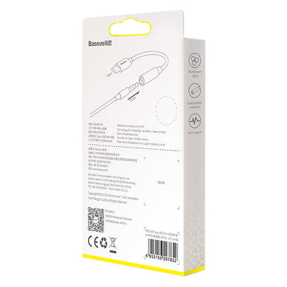 BASEUS USB-C headphone adapter - mini jack 3.5mm DAC 24 bit 48KHz - gray – image 7