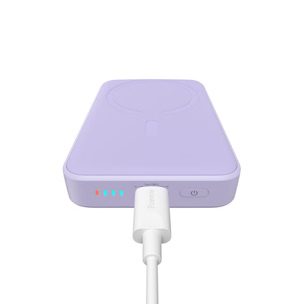 BASEUS Magnetic induction powerbank 10000mAh 20W + USB-C cable - purple – image 4
