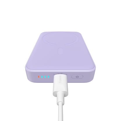 BASEUS Magnetic induction powerbank 10000mAh 20W + USB-C cable - purple – image 4