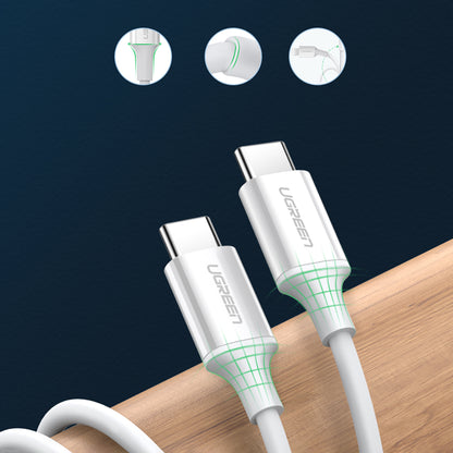 UGREEN USB-C - USB-C PD QC AFC cable 2m - white – image 8