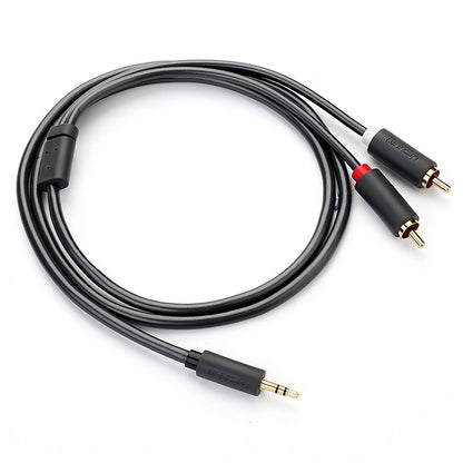UGREEN Cable audio cable 3.5mm minijack (male) - 2RCA (male) 5m - gray – image 4