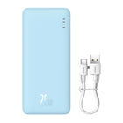 BASEUS Powerbank 20000mAh Airpow 20W with USB-A - USB-C cable 50cm - blue