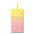 BASEUS Powerbank Popsicle 5200mAh 20W with Lightning cable 60W/20V/3A/30cm - yellow-pink