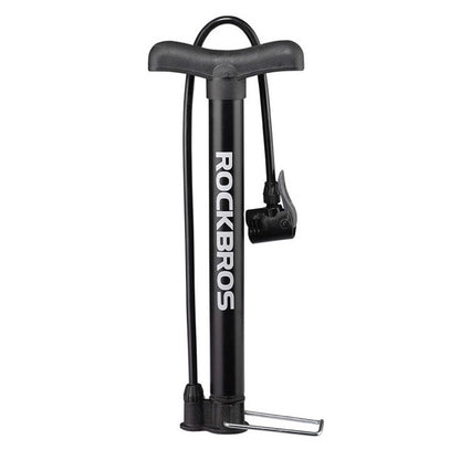ROCKBROS Floor Bicycle Pump 120psi / 8bar Mattress Ball Tips - Black