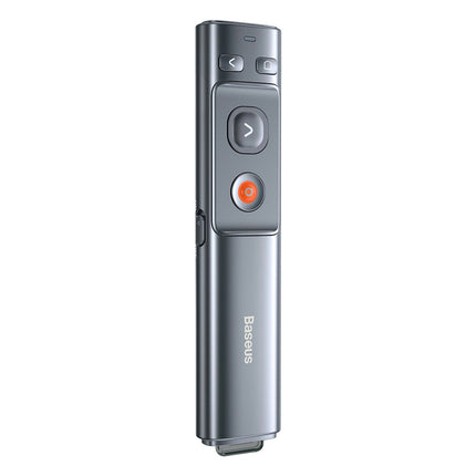 BASEUS Laser pointer with remote control for presentations up to 100m WiFi 2.4GHz USB-A/C - gray – image 2