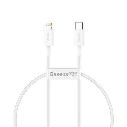 BASEUS Superior Series USB-C / Lightning PD 20W 2m cable - white