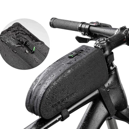 ROCKBROS Waterproof frame-mounted bicycle bag 1.5l AS-019 - black – image 6