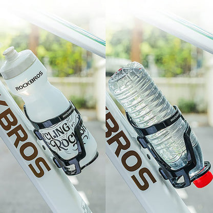 ROCKBROS Bicycle bottle holder, water bottle with neck down - black – image 5