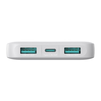 JOYROOM Powerbank JR-PBF12 10000mAh 2.4A 2x USB-A 1x USB-C - white – image 5