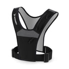WOZINSKY Reflective running vest with pockets - black