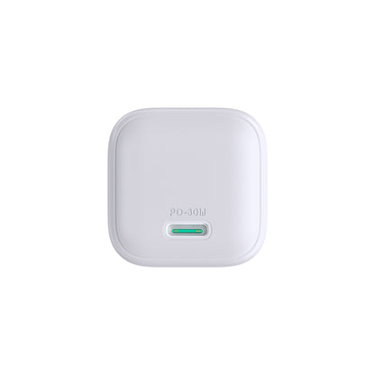 JOYROOM Mini 30W GaN USB-C wall charger - white – image 2