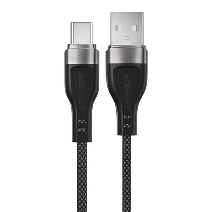 ACEFAST USB-A - USB-C 3A cable with magnetic organizer 1.2m - black