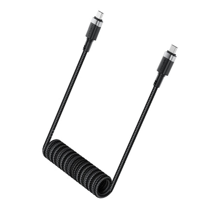 ACEFAST Spiral cable USB-A - USB-C 480Mb/s 3A 1.2m - black – image 11