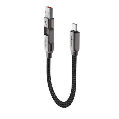 ACEFAST Cable USB-C - USB-A / USB-C 480Mb/s 3A 0.2m - black – image 5