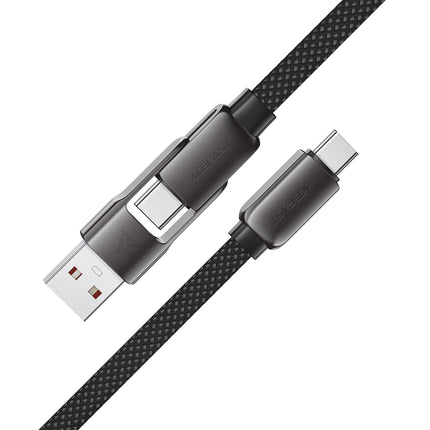 ACEFAST Cable USB-C - USB-A / USB-C 480Mb/s 3A 1.2m - black – image 3