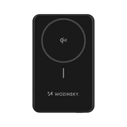 WOZINSKY Qi2 10000mAh Magnetic Powerbank with USB-A USB-C Stand 22.5W PD - Black – image 10