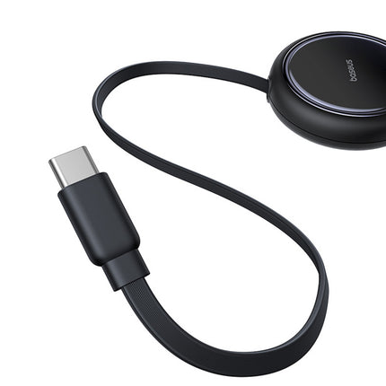 BASEUS Cable retractable USB-C - 2 x USB-C Bright Mirror Series 100W 1m - black – image 3