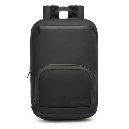 WOZINSKY Premium backpack for a 15.6'' laptop, waterproof, 42x11x30 cm - black – image 2