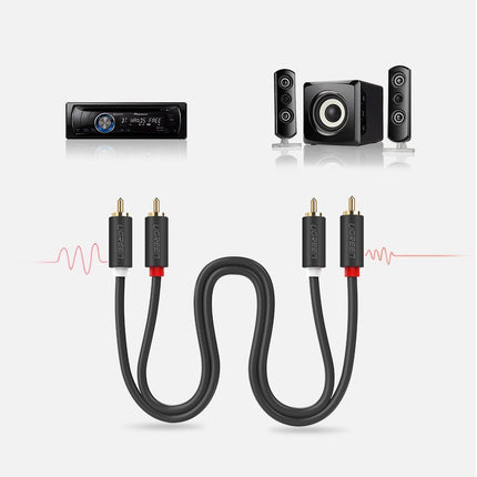 UGREEN Audio cable 2RCA (male) - 2RCA (male) 2m - gray – image 11