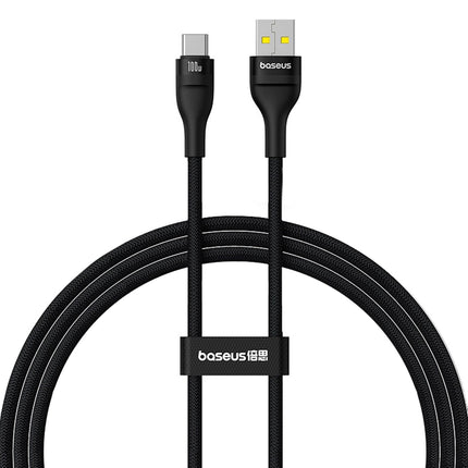 BASEUS Durable Flash 2 USB-A - USB-C cable 100W 1m - black