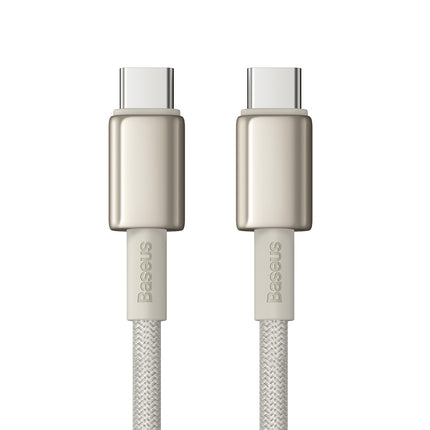 BASEUS Tungsten Gold USB-C cable 100W 2m - gold – image 2