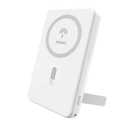 DUDAO Powerbank K14S+ 10000mAh with 20W USB-A / USB-C / MagSafe stand - white