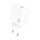 DUDAO 2.4A USB-A wall charger - white