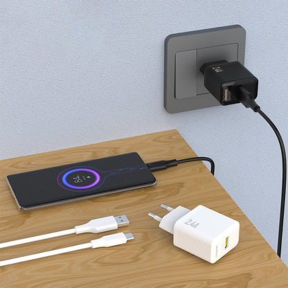 DUDAO 2.4A USB-A wall charger - white – image 3