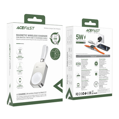 ACEFAST Wireless charger for Apple Watch 5W - silver – image 8