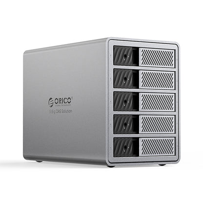 ORICO 9858T3 disk array with Thunderbolt 3 for 5 2.5'' / 3.5'' SATA HDD / SSD drives - gray