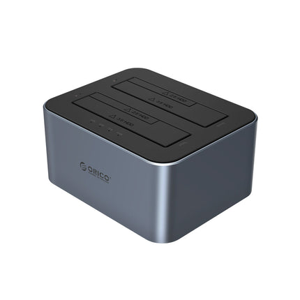 ORICO 6626C3-C-V1 docking station with offline cloning for 2 2.5'' / 3.5'' SATA HDD / SSD drives - gray