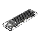 ORICO Pocket case for TCM2-C3 M.2 NVME drive for USB-C 10Gb/s - black and transparent
