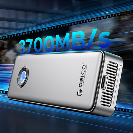 ORICO Pocket case for OUM2-G20 M.2 NVME USB-C 20Gb/s drive - silver – image 3