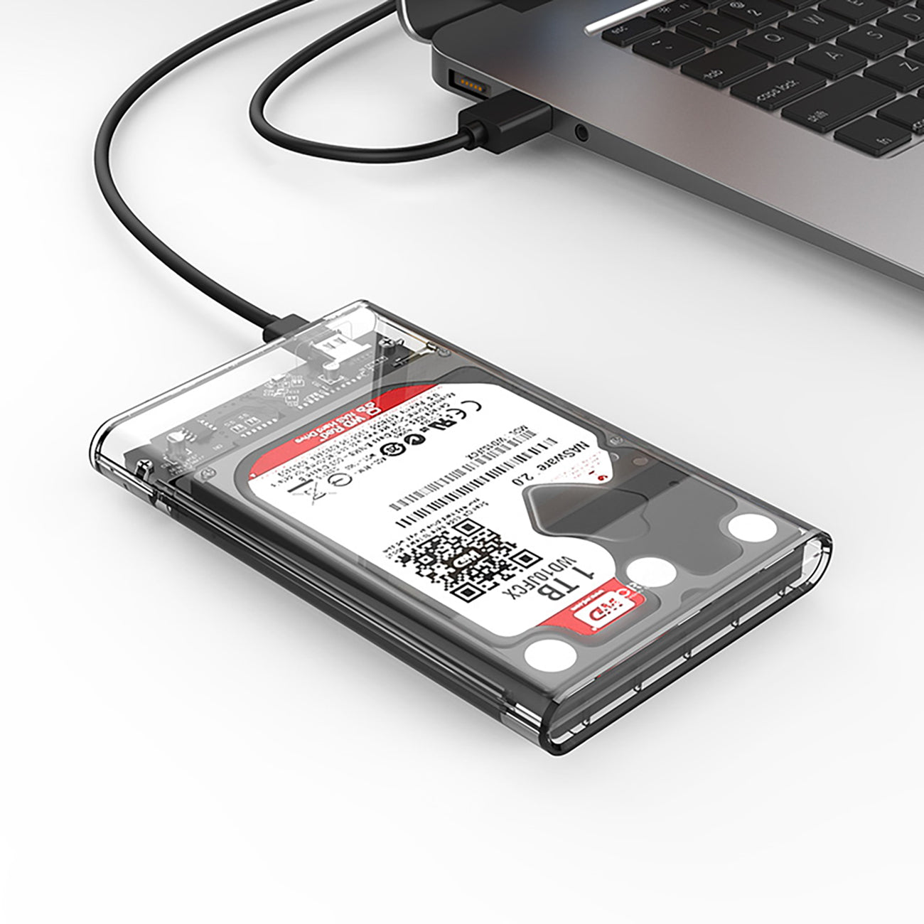 ORICO Pocket drive housing 2139C3 2.5'' HDD / SSD USB-C 5Gb/s - transparent – image 2