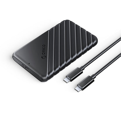 ORICO Pocket drive housing 25PW1C-C3 2.5'' HDD / SSD USB-C 6Gb/s - black
