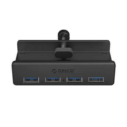 ORICO Hub splitter MH4PU with a clamp for a 4x USB-A monitor desk - black – image 3