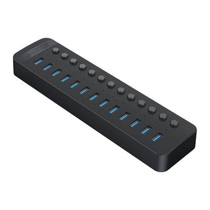 ORICO CT2U3-7AB hub with 7x USB-A switches - black – image 9