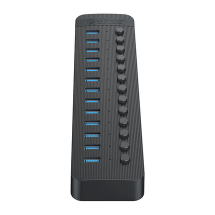 ORICO CT2U3-7AB hub with 7x USB-A switches - black – image 11