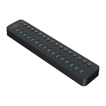 ORICO CT2U3-7AB hub with 7x USB-A switches - black – image 15