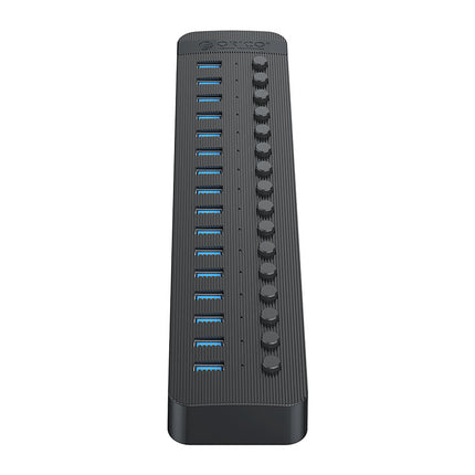ORICO CT2U3-7AB hub with 7x USB-A switches - black – image 16