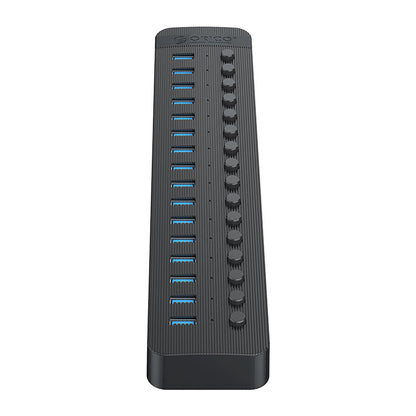 ORICO CT2U3-7AB hub with 7x USB-A switches - black – image 16