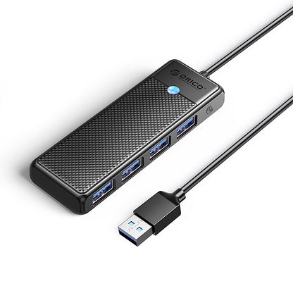 ORICO PAPW4A-C3 hub, 4x USB-A splitter - black