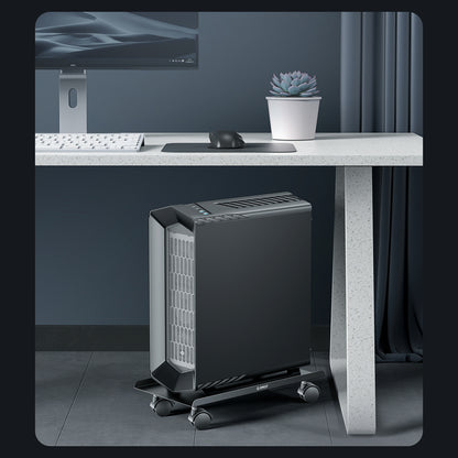 ORICO CPB6 computer shelf stand with wheels - black – image 3