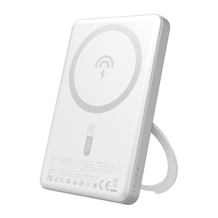 DUDAO Powerbank with MagSafe and 20W PD 5000mAh stand - silver