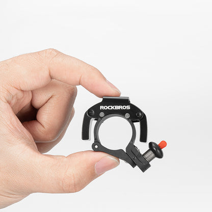 ROCKBROS C-shaped bicycle bell - black – image 4