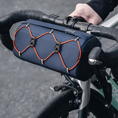 ROCKBROS Bicycle bag attached to handlebars 2.2 l - blue – image 4