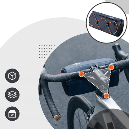 ROCKBROS Bicycle bag attached to handlebars 2.2 l - blue – image 7