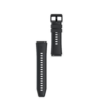 HURTEL Silicone strap for Huawei Watch GT 2/3/4/2 Pro/3 Pro/4 Pro/GT 2e 46mm - black – image 4