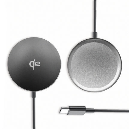 WOZINSKY Qi2 wireless magnetic inductive charger for phone 15W - black – image 2
