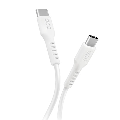 SBS USB-C PD 25W cable 1 m - white